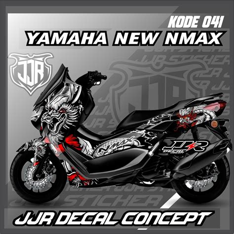 Jual Stiker Decal New Nmax 2020 2023 Motif Dragon Naga Full Body Kode