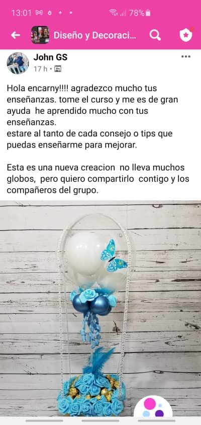 Inicia Hoy 👉 Curso De Diseño Y Decoración Con Globos 50