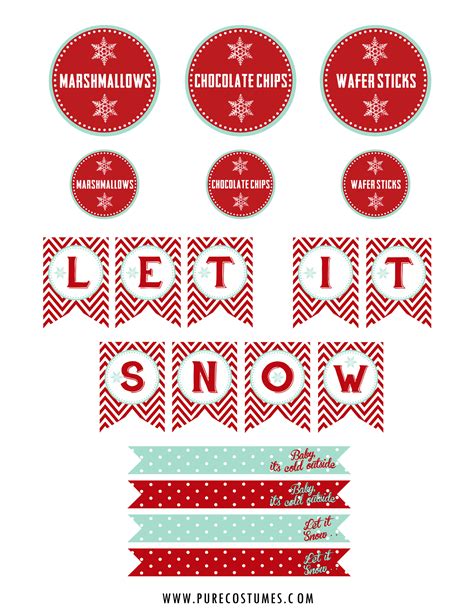 Free Printable Hot Chocolate Bar Printables