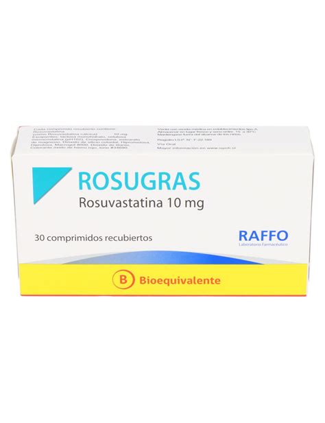 Rosugras Rosuvastatina Mg Comprimidos Recubiertos Bioequivalente