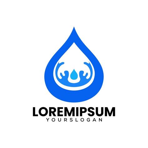 Premium Vector Water Drop Logo Design Vector