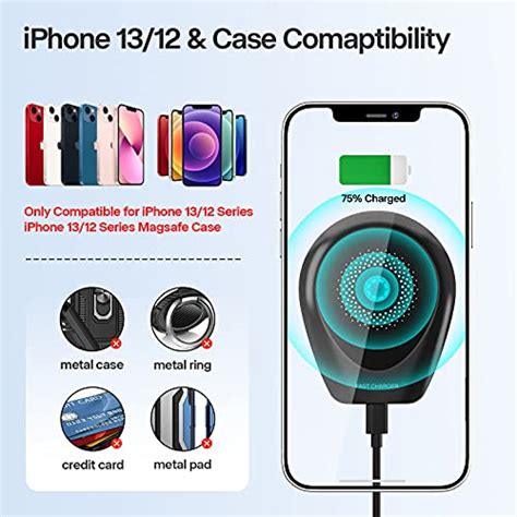 Moing Magnetic Wireless Car Charger Fast Charging Car Phone Holder