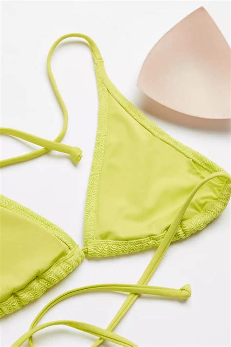 Buy H M Padded Triangle Bikini Top Online Zalora