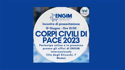 Corpi Civili Di Pace Engim