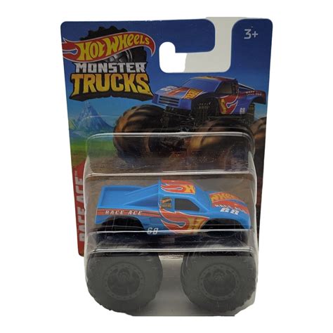 Hot Wheels Monster Trucks 1:70 Race Ace Blue (HJG37) - Walmart.com