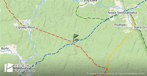 Rezerwat G Ra Pieszczana Mapa Szlak W Turystycznych Mapa Turystyczna Pl