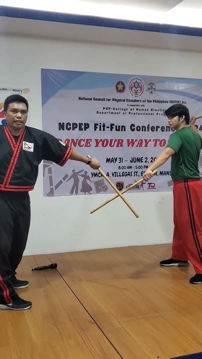 Teaching Arnis Basic In Ncpep Seminar Arnis Youtube