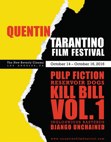 Quentin Tarantino Film Festival on Behance