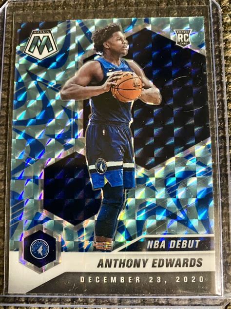 Yahoo オークション 2020 21 Panini Mosaic Anthony Edwards NBA Deb