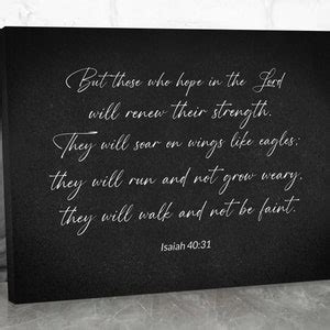 Isaiah 40:31 Bible Verse Wall Art, Religious Gifts, Scripture Wall ...