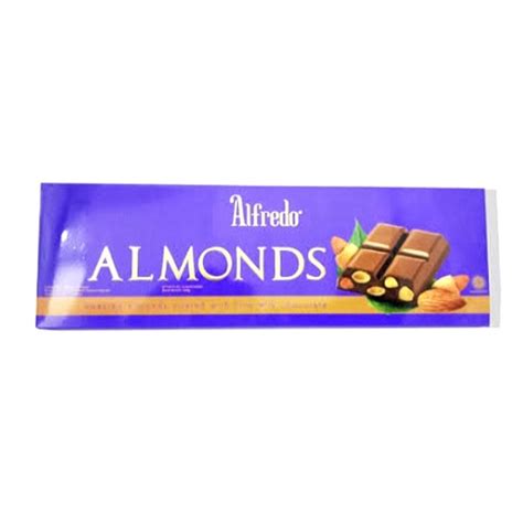 Jual Alfredo Almond Chocolate Bar Gr Cokelat Coklat Alfredo