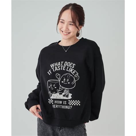 キューティーブロンド Cutie Blonde SLLあったか裏起毛グラフィックアソート スウェットプルオーバーSHOO WARM