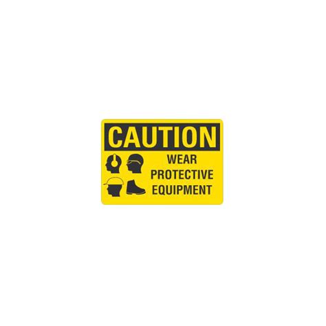 Lavex X Engineer Grade Reflective Aluminum Caution Wear