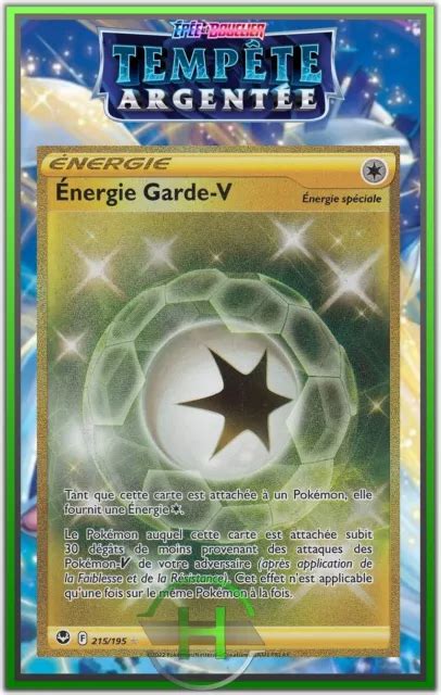 Energie Garde V Eb Temp Te Argent E Carte Pok Mon Fr