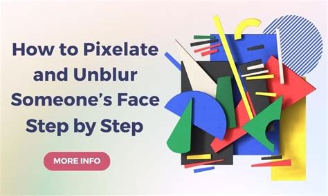 How To Pixelate And Unblur Someones Face Step By Step