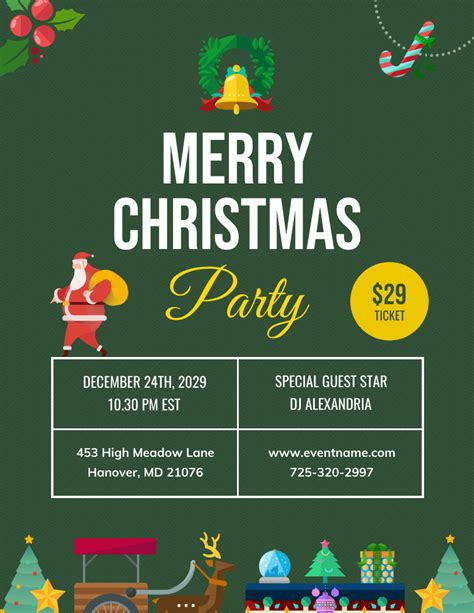 Free Christmas Flyer Template Venngage