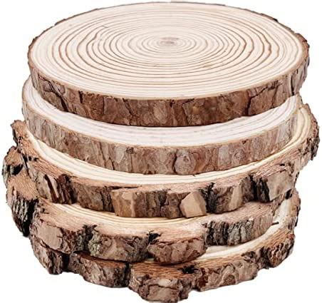 Amazon Unfinished Natural Wood Slices Wooden Circles With Tree