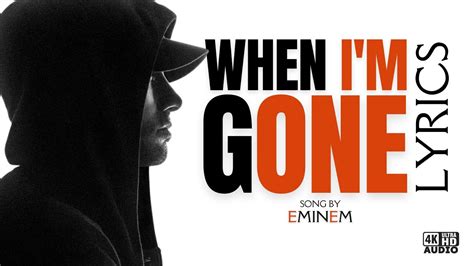 When I M Gone Eminem [lyrics] Youtube