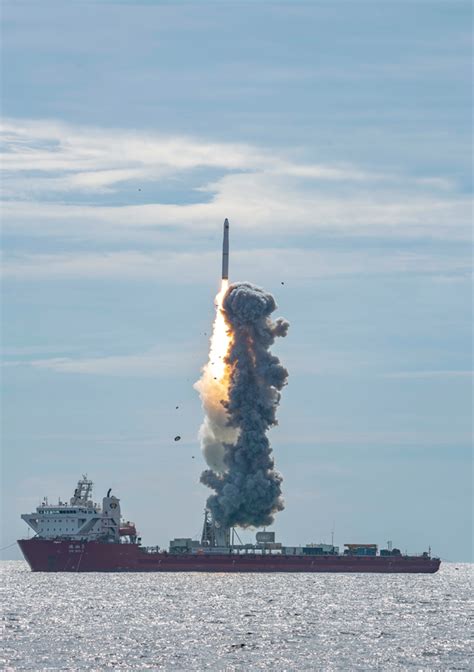 China S Second Sea Based Space Launch Places Satellites In Orbit