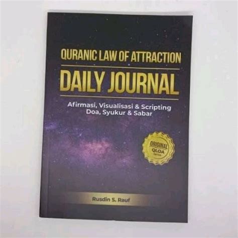 Jual Buku Quranic Law Of Attraction DAILY JOURNAL Shopee Indonesia