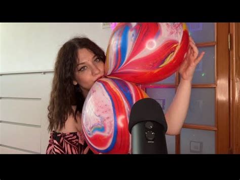 Balloon Pop Asmr Spit Painting Loving And Scratching Balloons