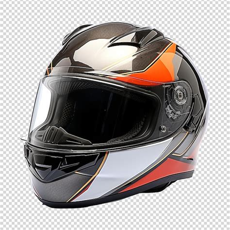 Casco De Motocicleta Aislado Sobre Un Fondo Transparente Archivo Psd