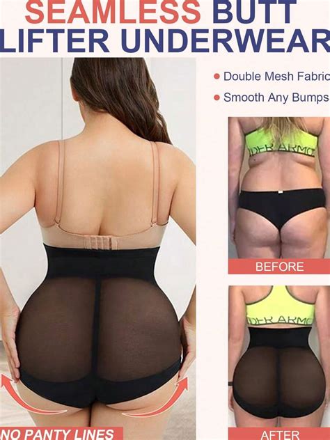 LODAY 2 In 1 Butt Lifter Panties Women High Waist Tummy Control Body