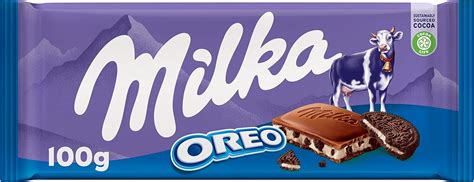 Milka Oreo Tableta De Chocolate Con Leche De Los Alpes Con Trozos Con