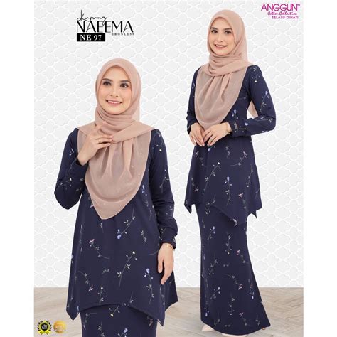 Baju Kurung Ironless Kurung Naema By Anggun Cotton Collections