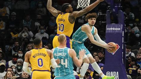 Los Angeles Lakers Vs Charlotte Hornets Full Game Highlights January 28 2022 2021 22