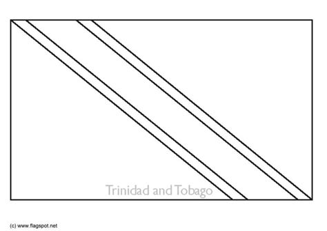 Trinidad And Tobago Flag Coloring Pages - Learny Kids