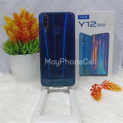 Jual Vivo Y12 3 32 3 64 GB Handphone Second Bekas Fullset Shopee