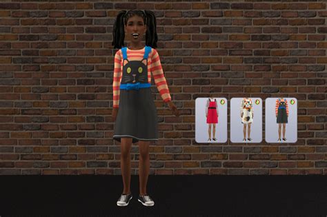 Mermaid Replaced With Deedee Sims WeBluePeaces 4t2 EP04 Dress Overall