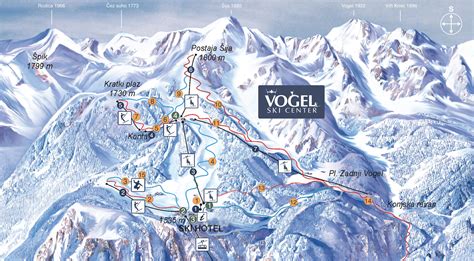 Full size piste map for Vogel