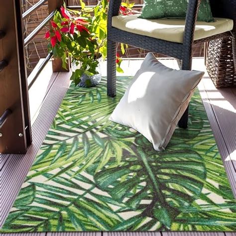 Paco Home Indoor And Outdoor Rug Flat Weave Jungle Carved Floral Palm