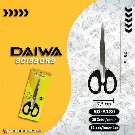 Jual Gunting Kertas Besar Sedang Kecil 12 Cm 16 Cm 20 Cm Gunting DAIWA