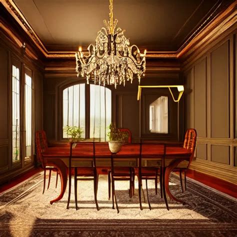 Dining Room House Luxury Modern Artstation Hyper Stable Diffusion