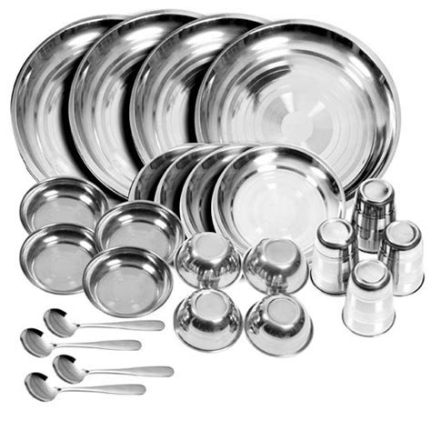 Capital Stainless Steel Dinner Sets Glass Curry Bowl Desert Bowls