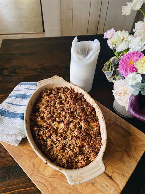 Gluten Free Apple Pear Crumble Plants A La Dirty Raven