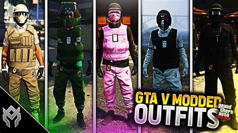 Gta V My Modded Outfits Kle Tv Youtube