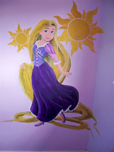 Rapunzel Wall Mural By Billywallwork525 On Deviantart Tangled