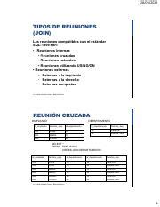 TIPOS DE Reuniones Pdf 28 03 2022 TIPOS DE REUNIONES JOIN Las