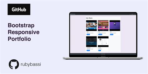 Github Rubybassipretty Cool Responsive Portfolio Using Bootstrap