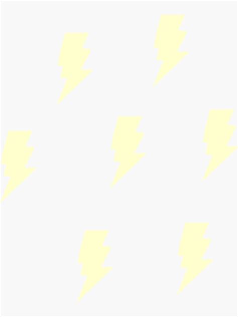 Yellow Lightning Bolt Sticker Pack Sticker For Sale By Emii Redbubble