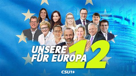 Europalistenaufstellung Csu