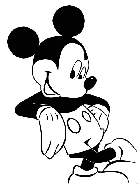 Mickey Mouse Cartoon Coloring Page Wecoloringpage Wecoloringpage 256