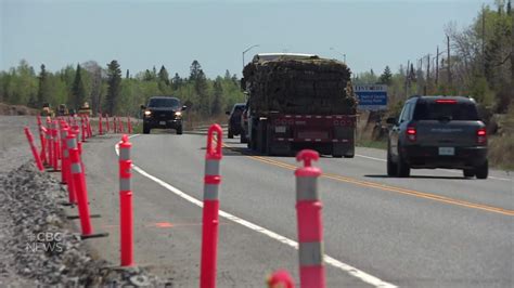 Twinning work underway on 700-metre stretch of Highway 1 in Manitoba ...