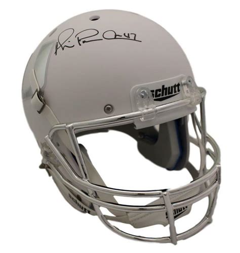 Michael Irvin Autographed/Signed Miami Hurricanes Replica White Helmet ...