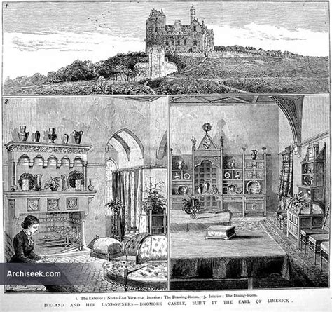 1874 – Dromore Castle, Co. Limerick | Architecture @ Archiseek.com