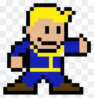 Vault Boy Fallout 4 By Valerianvogue Vault Boy Pixel Art Free